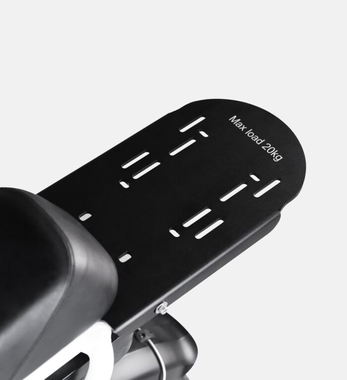 Fluence Ebike rear rack regular version black installation 1